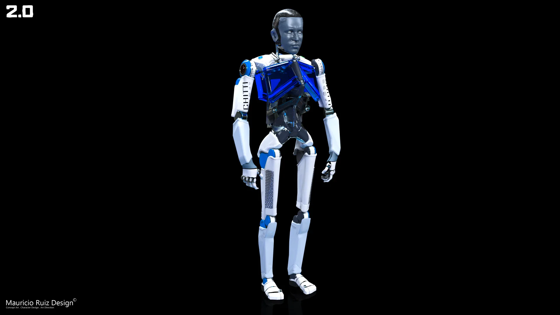 Movie Chitti Action Figure ArtStation Shankar's Micro Chitti 01