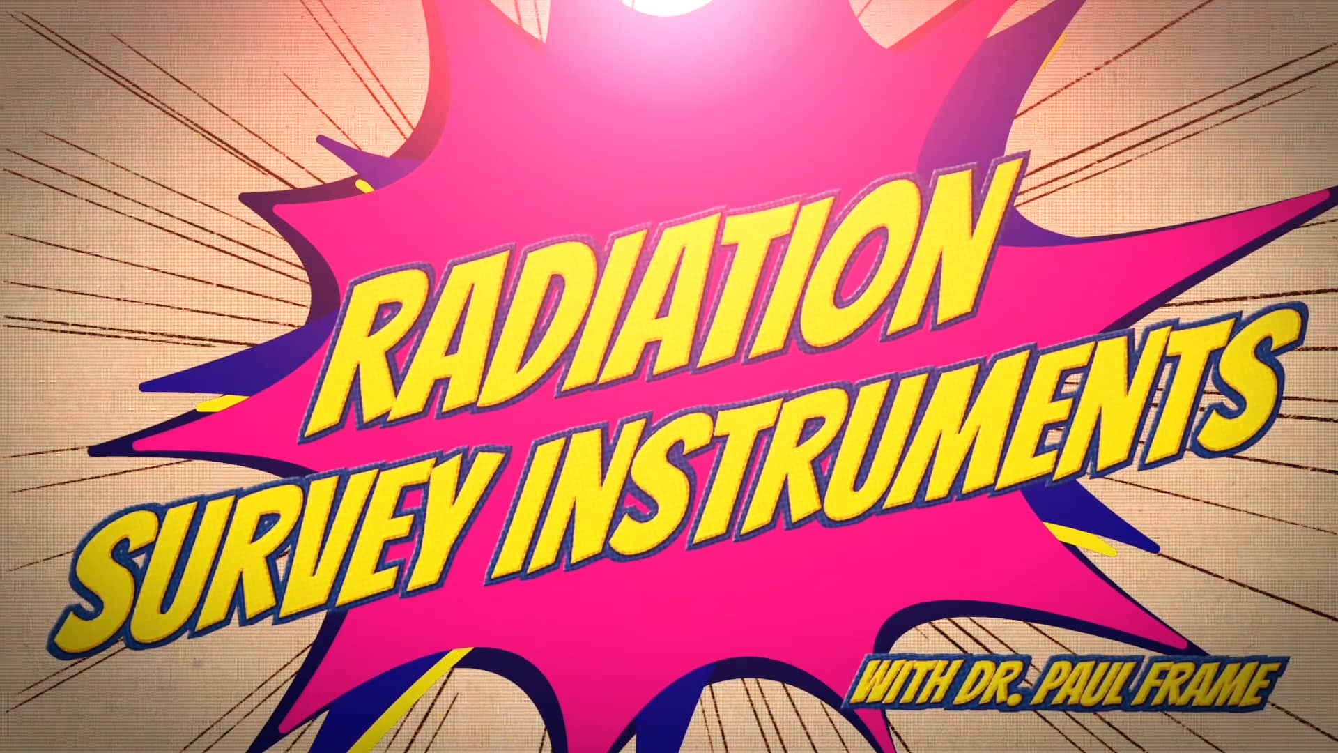 Radiation Survey Instruments on Vimeo