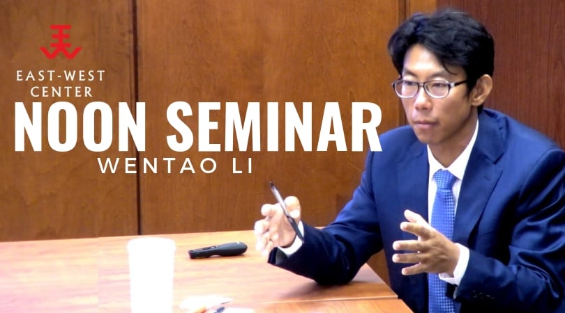 Wentao Li on "The free trade area of Asia Pacific: Opportunities and ...