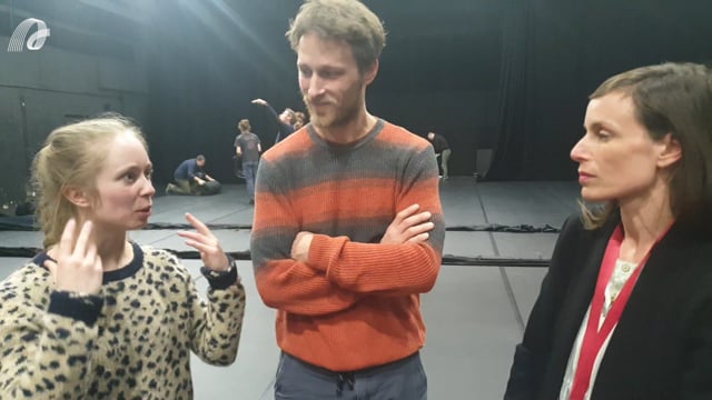 Post show interview with Engel – Marta Alstadsæter and Kim-Jomi Fischer, choreographers and performers of Engel, by Spring Forward TV Presenter Ori Lenkinski. Filmed in Val-de-Marne (France) at Spring Forward 2019 hosted by La Briqueterie.

