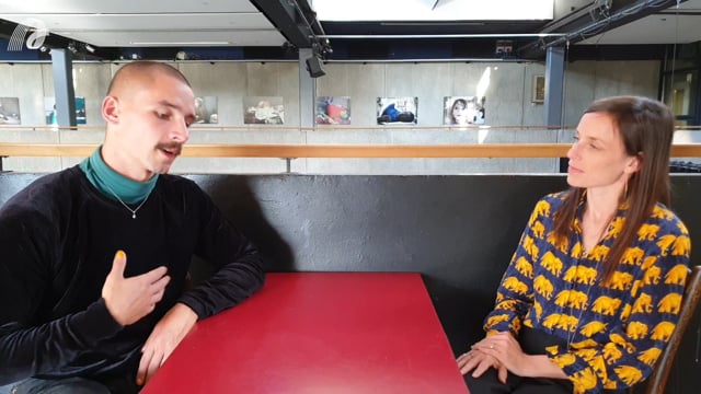 Post show interview with James Batchelor, choreographer and performer of HYPERSPACE by Spring Forward TV Presenter Ori Lenkinski. Filmed in Val-de-Marne (France) at Spring Forward 2019 hosted by La Briqueterie.
