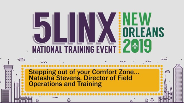 “Stepping out of your Comfort Zone” NOLA 2019 Natasha Stevens