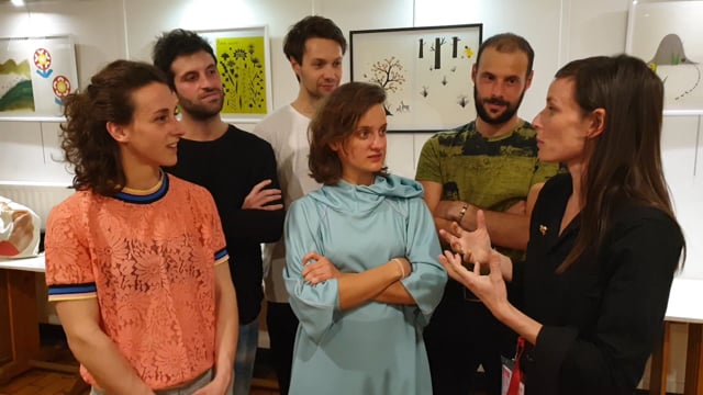 Post show interview with Jean-Yves, Patrick and Corinne's team –Adriano Coletta, Sidonie Duret, Jeremy Martinez, Alexander Standard, Emilie Szikora– by Spring Forward TV Presenter Ori Lenkinski. Filmed in Val-de-Marne (France) at Spring Forward 2019 hosted by La Briqueterie.