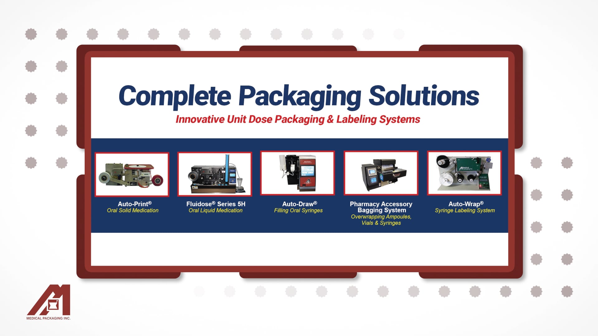 Unit Dose & Multi Dose - Medical Packaging | Innovative Unit Dose ...
