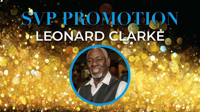 Leonard Clarke SVP Promotion (New Orleans 2019)