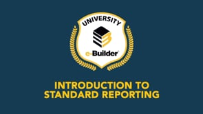 Introduction to Standard Reporting