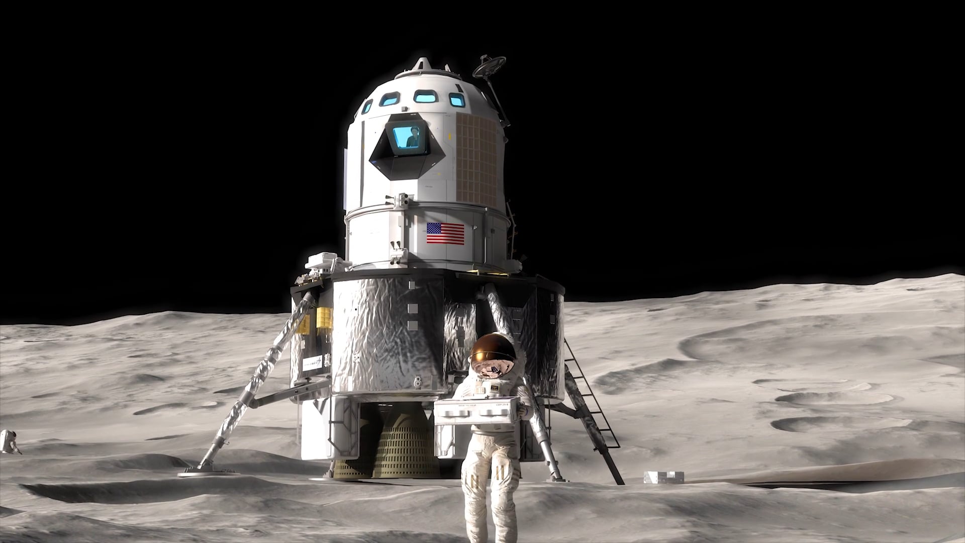 Lockheed Martins Crewed Lunar Lander Concept By 2024 On Vimeo