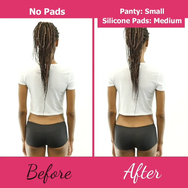 BEFORE and AFTER Sticky Hips® Adhesive Silicone Hip Pads by LoveMyBubbles  (Item #9560) on Vimeo