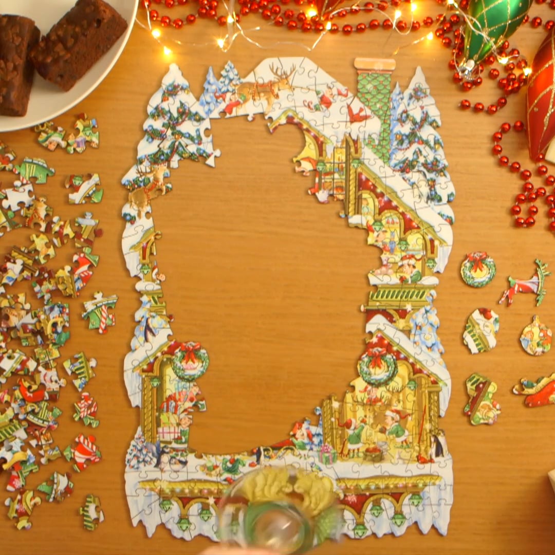 It's Christmas Time Wooden Jigsaw Puzzle on Vimeo