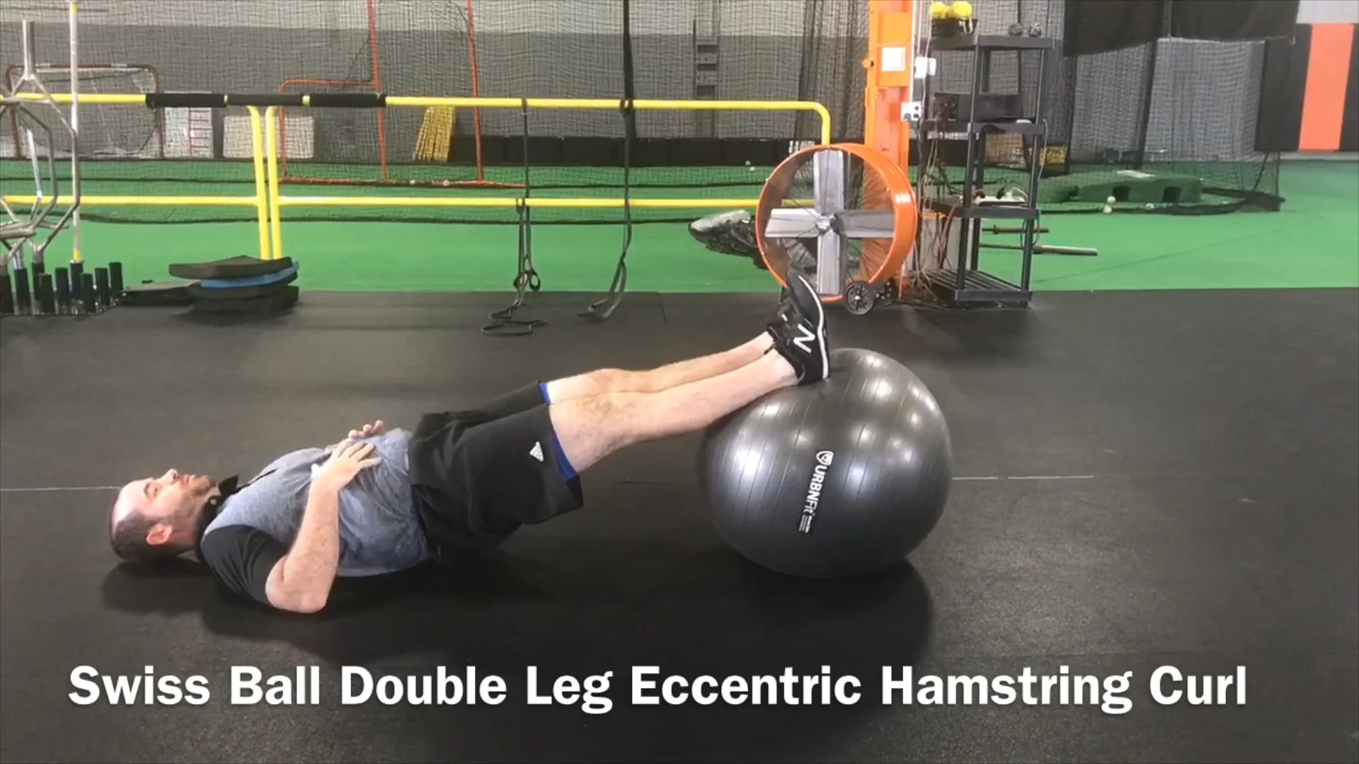 Double Leg Slider Eccentric Hamstring Curl on Vimeo