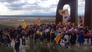 Jordi Puig tanca a Salses un viatge de 1300 quilòmetres en cadira de rodes