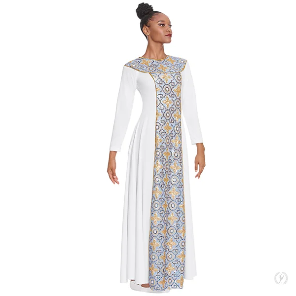 Womens Tabernacle Long Sleeve Praise Dress | 81119 | | EUROTARD.com