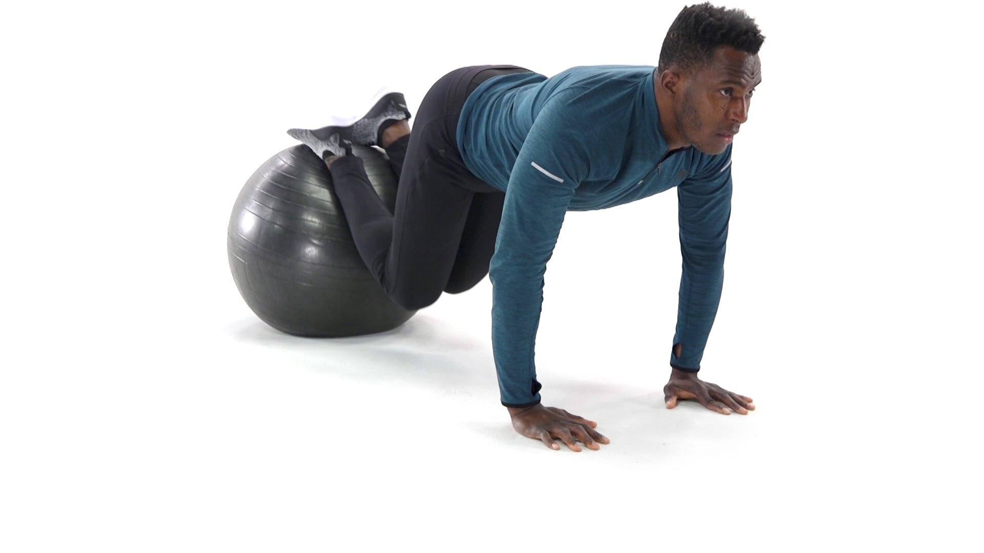Stability Ball Knee Tuck on Vimeo
