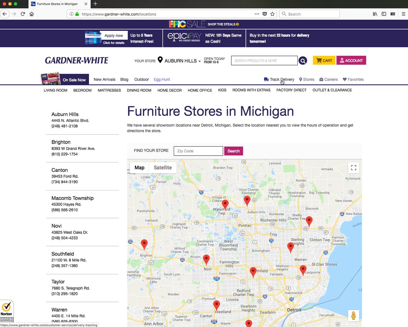 GardnerWhite Delivery Tracker on Vimeo