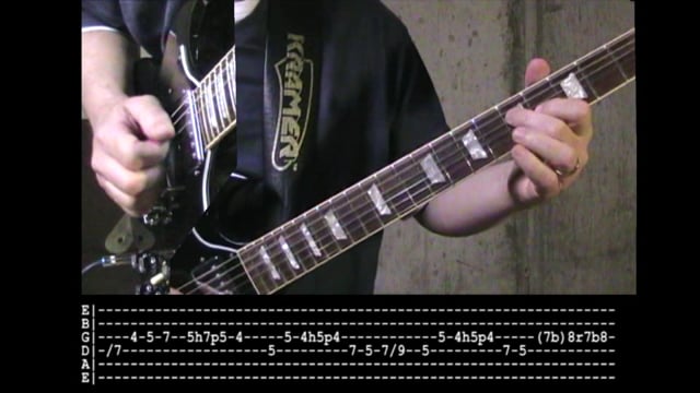 Man I'll Never Be Guitar Solo Fast SlowMo Tab