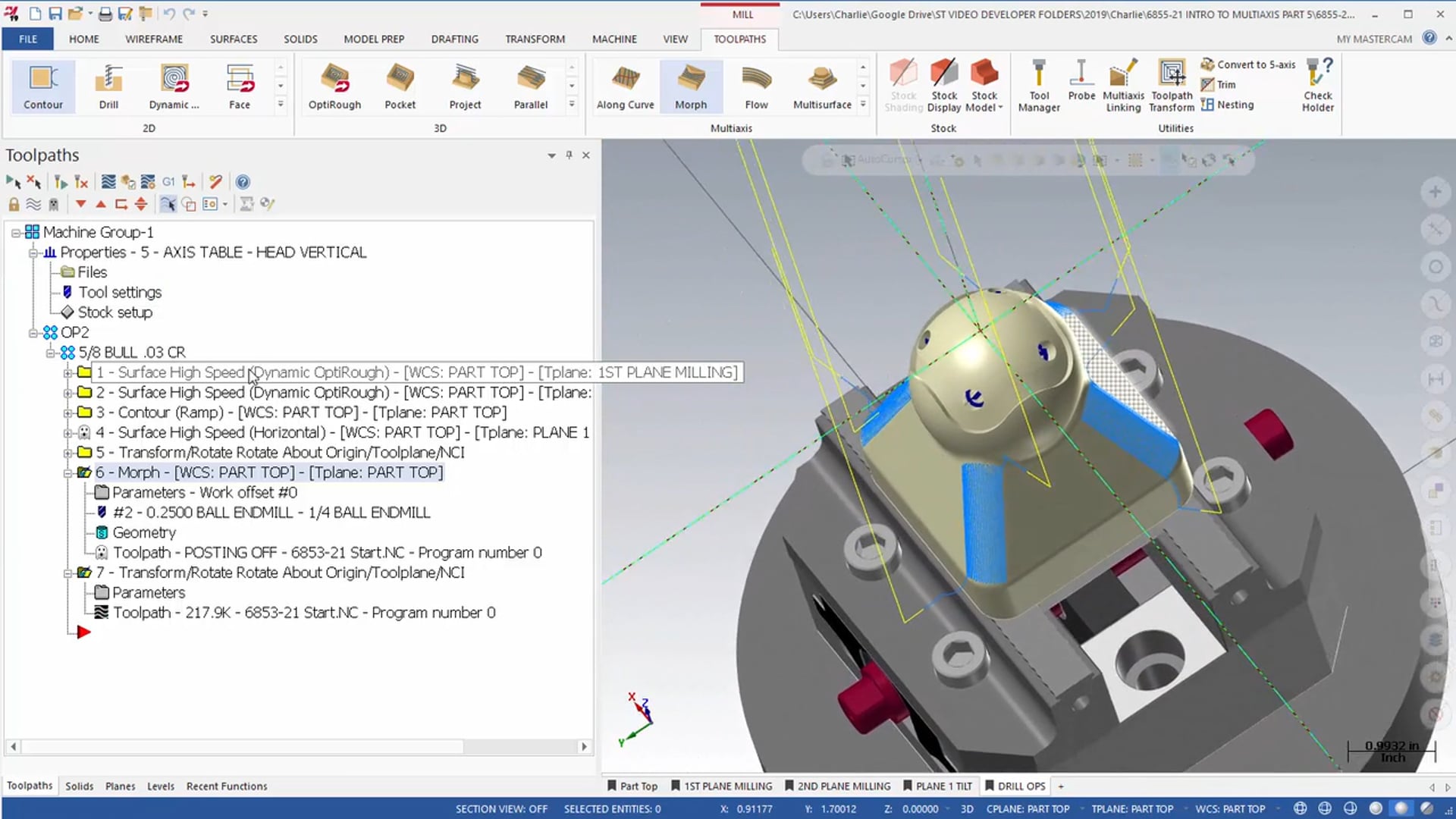 Simultaneous Multi Axis Introduction