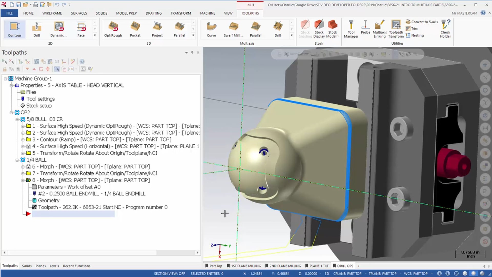 Intro to Multi Axis - Part 6