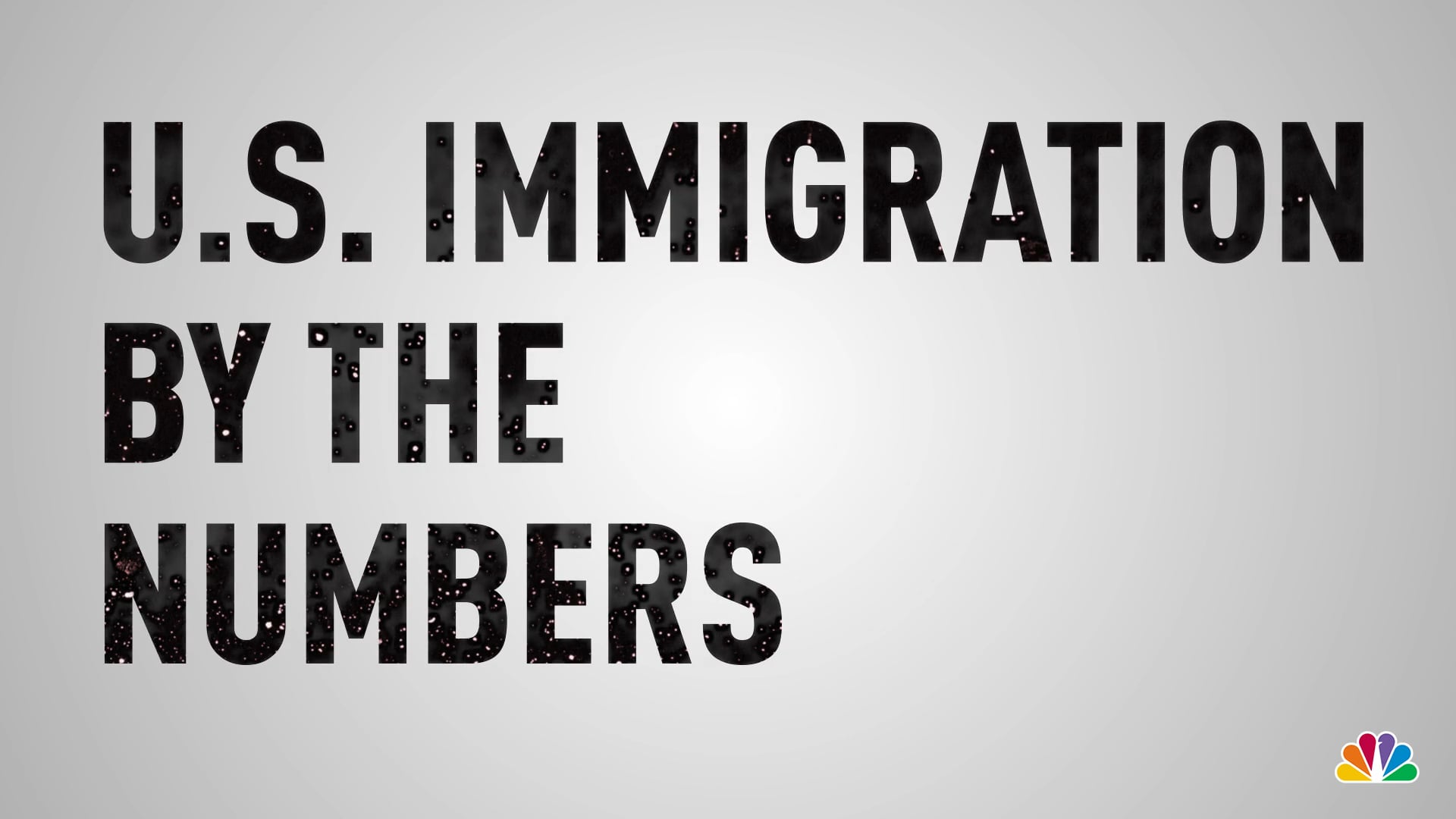 NBC NEWS - IMMIGRATION BY THE NUMBERS