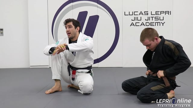 Open Guard Pass to Seat Belt Grips to Back Take Variation