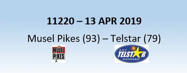 N1H  11220 Musel Pikes (93) - Telstar Hesperange (79) 13/04/2019