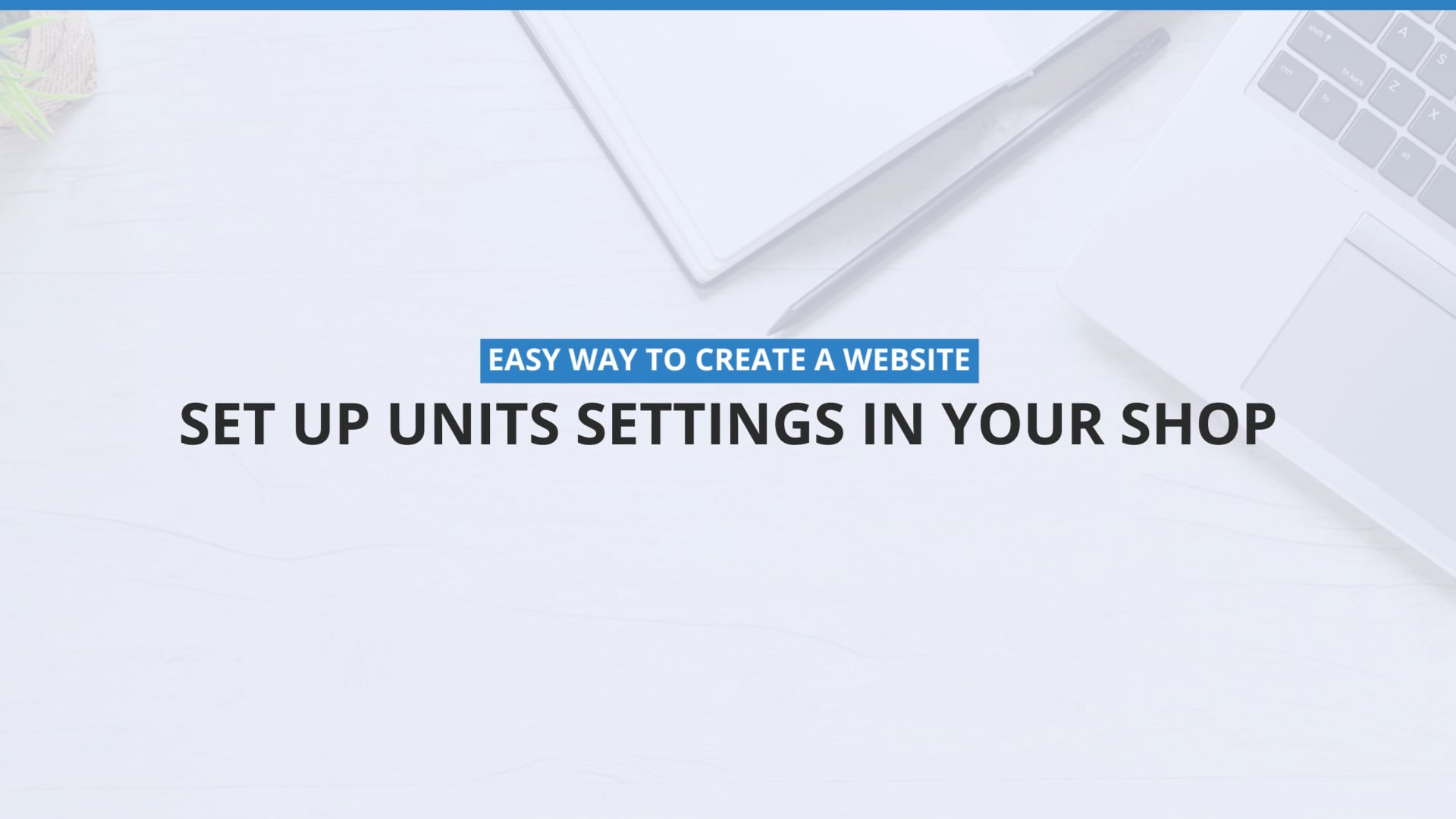The Unit Settings on Vimeo