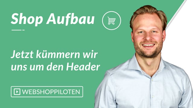 Jetzt kümmern wir uns um den Header