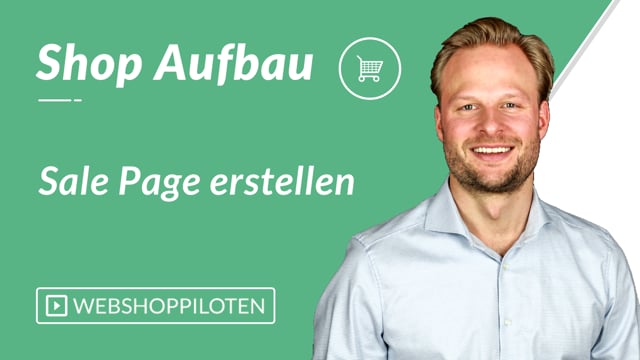 Sale Page erstellen