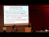 Cornell’s climate smart farming: helping farmers to adapt to and mitigate climate change