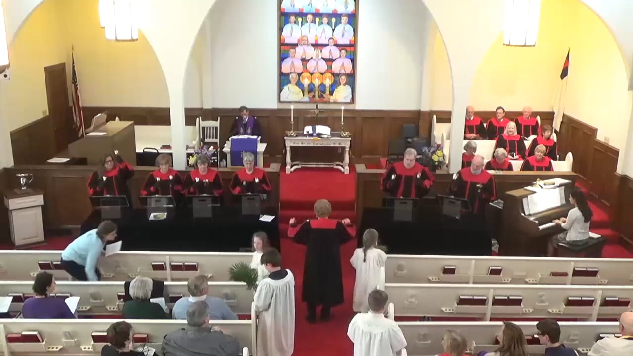 Palm Sunday Reading and Bell Choir; Hosanna Loud Hosanna! 4/14/2019 on ...