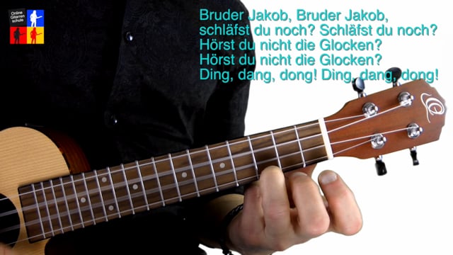 Die ersten Akkorde C-Dur und F-Dur