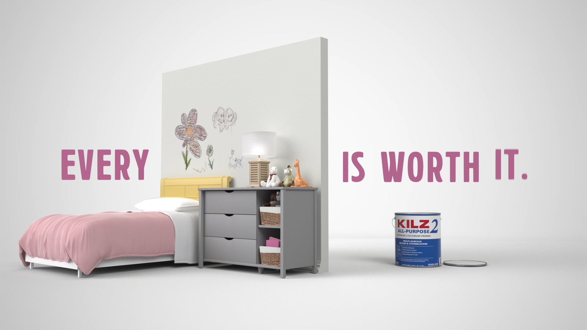 KILZ 2019 - Every Project is Worth It - Bedroom