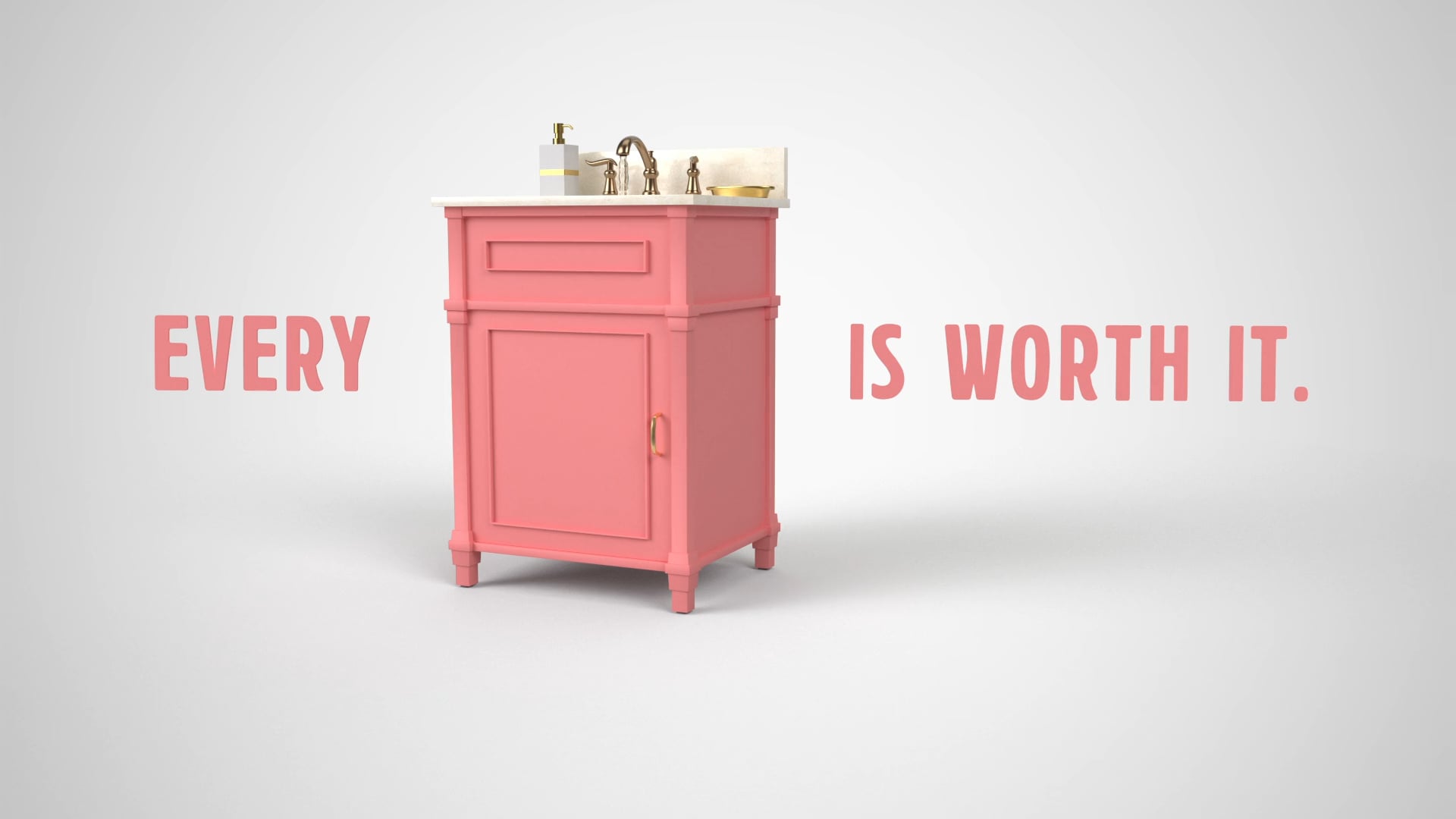 KILZ 2019 - Every Project is Worth It - Bathroom Vanity