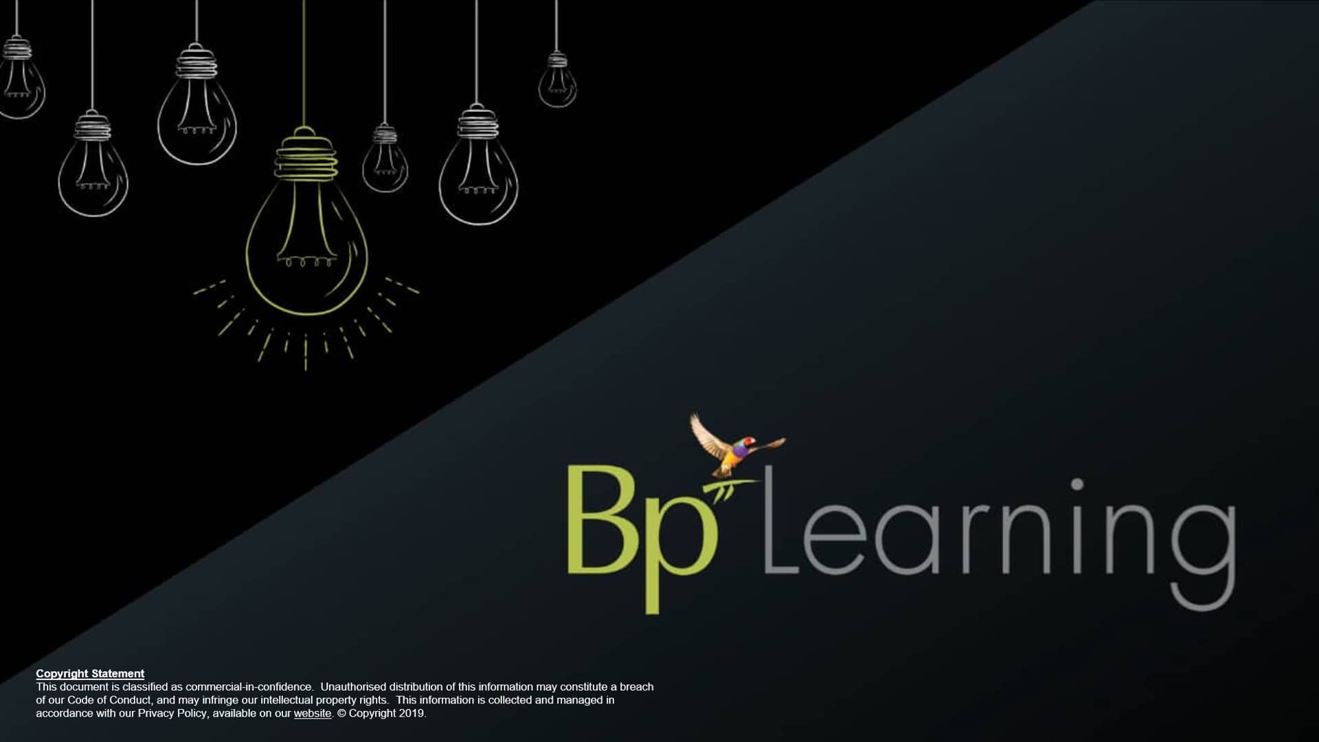 Bp Learning - Training Options on Vimeo