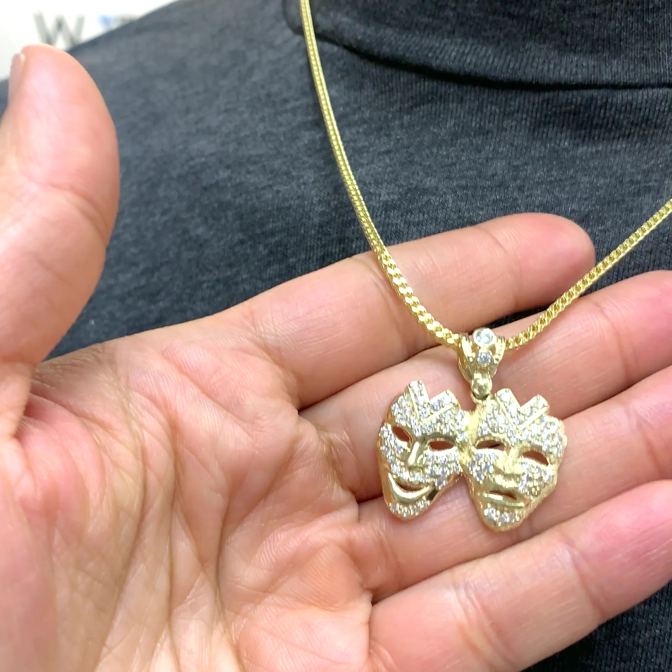 [LLOYD] 韓国☆10K GOLD☆London Note DIA Necklace LLOYD] 韓国☆10K GOLD☆London Note DIA Necklace ネックレス