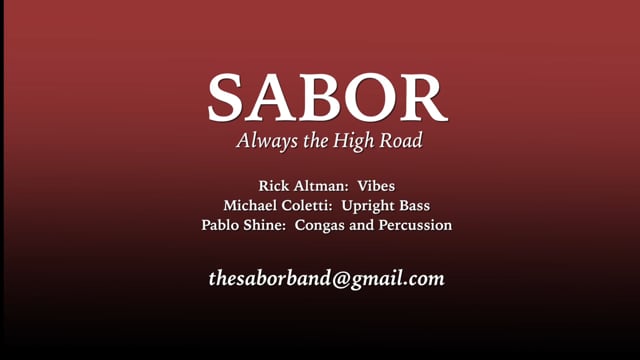 Sabor_ Always the High Road