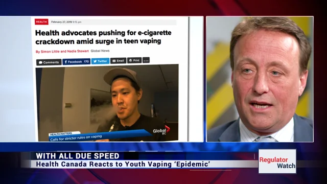 E184 WITH ALL DUE SPEED HEALTH CANADA REACTS TO YOUTH VAPING EPIDEMIC