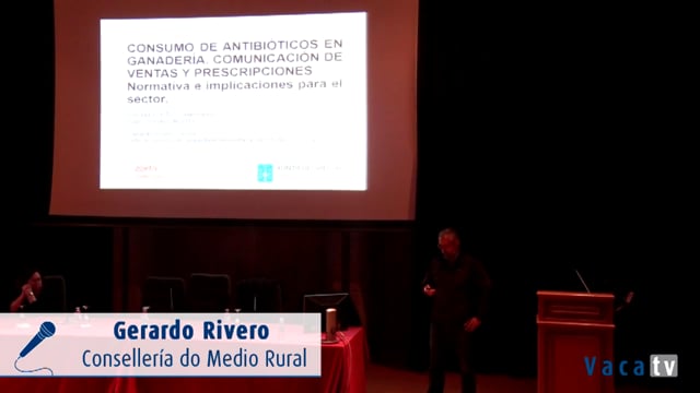 Consumo de antibióticos en gandería, comunicación de vendas e prescricións
