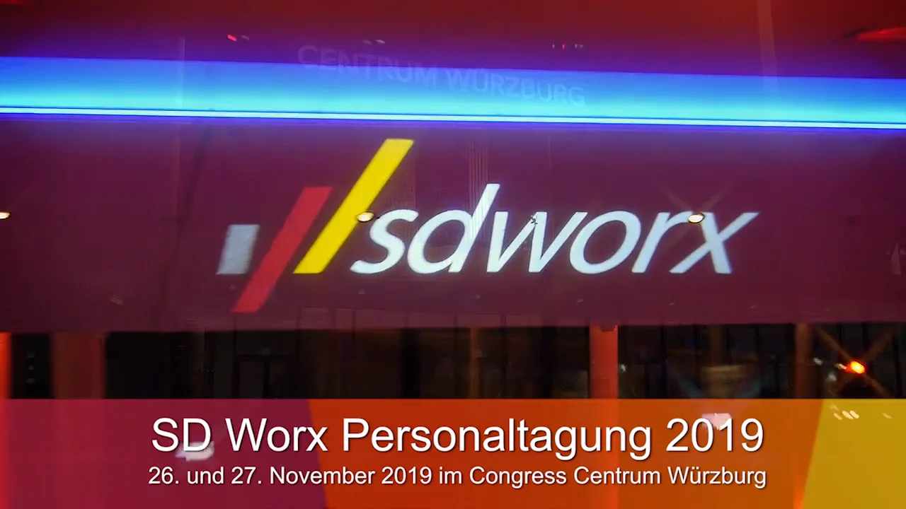 Videor ckblick zur SD Worx Personaltagung Mehr Zeit f r Zukunft Karrideo Imagefilm