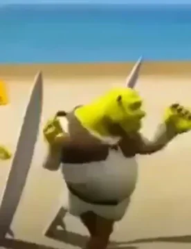 vídeo de shrek dançando