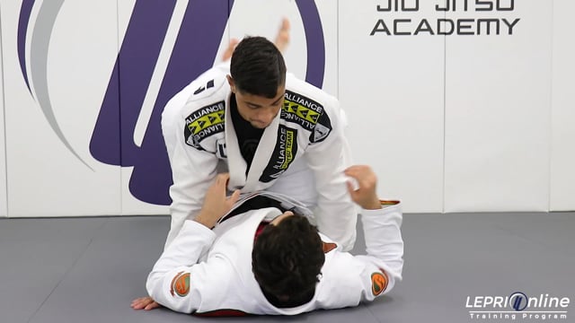 Armbar from Closed Guard with Lapel Control Variation