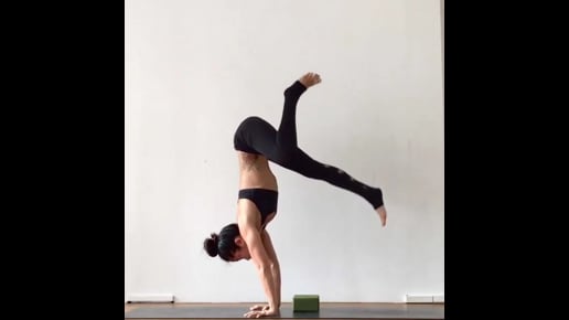 Half Handstand Variation