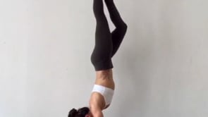 Handstand One Crossed Leg Variation