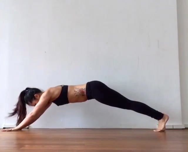 Dolphin Plank Variation
