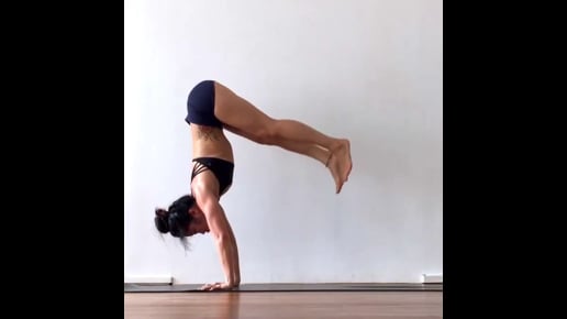 Half Handstand, Standing Forward Bend