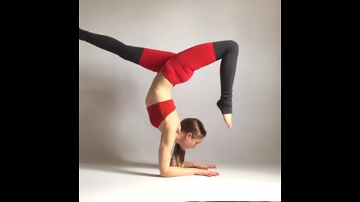 Double Stag Handstand, Scorpion