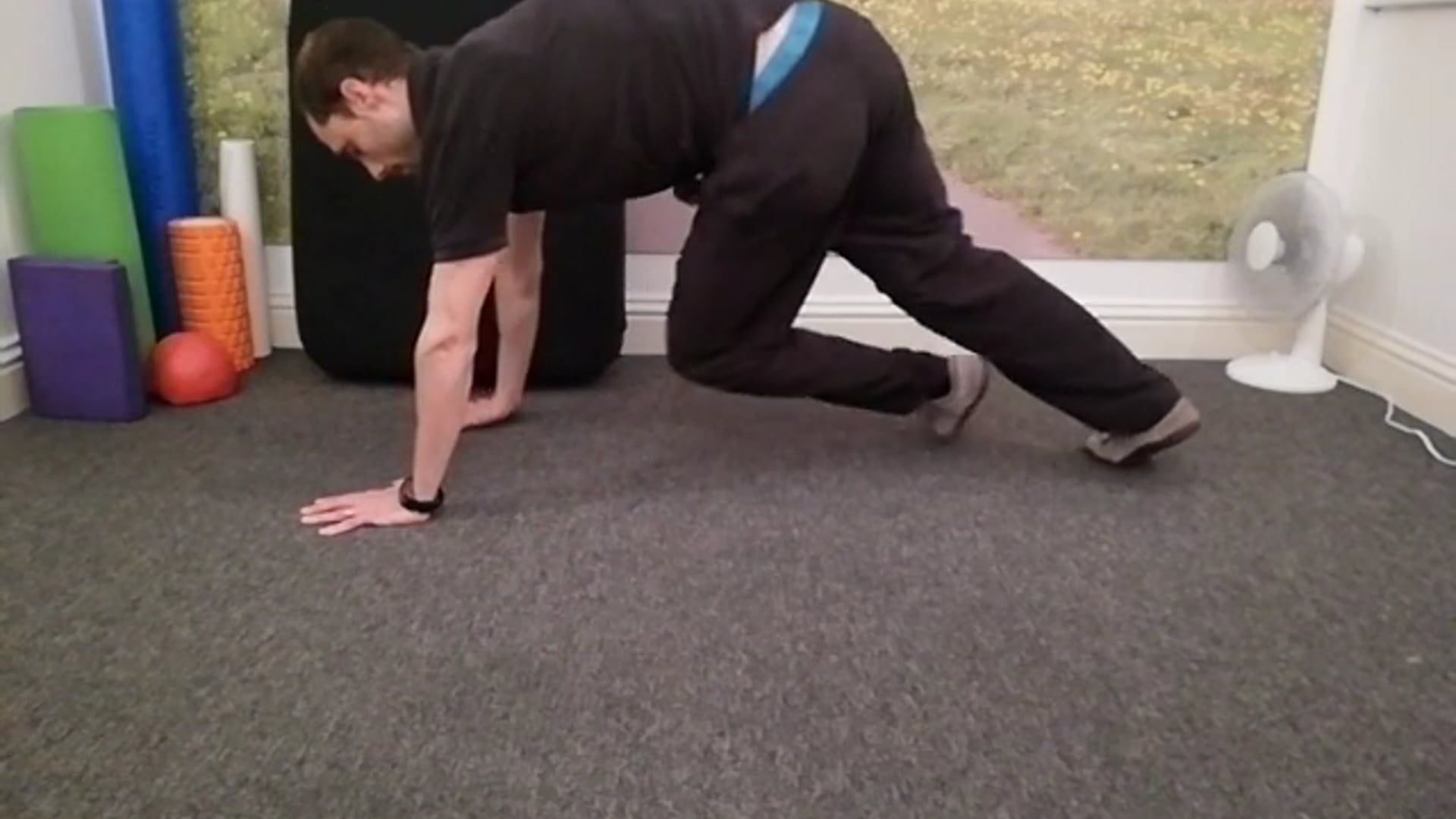 Get on your hands and feet