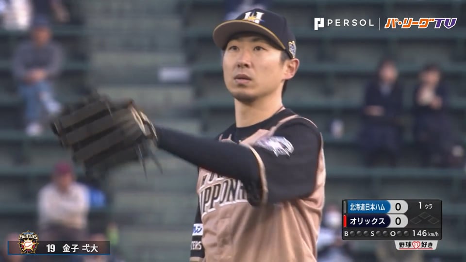 ファイターズ・金子弌大 5回無失点の好投!! 打者も手を出せなかったナイスボールまとめ