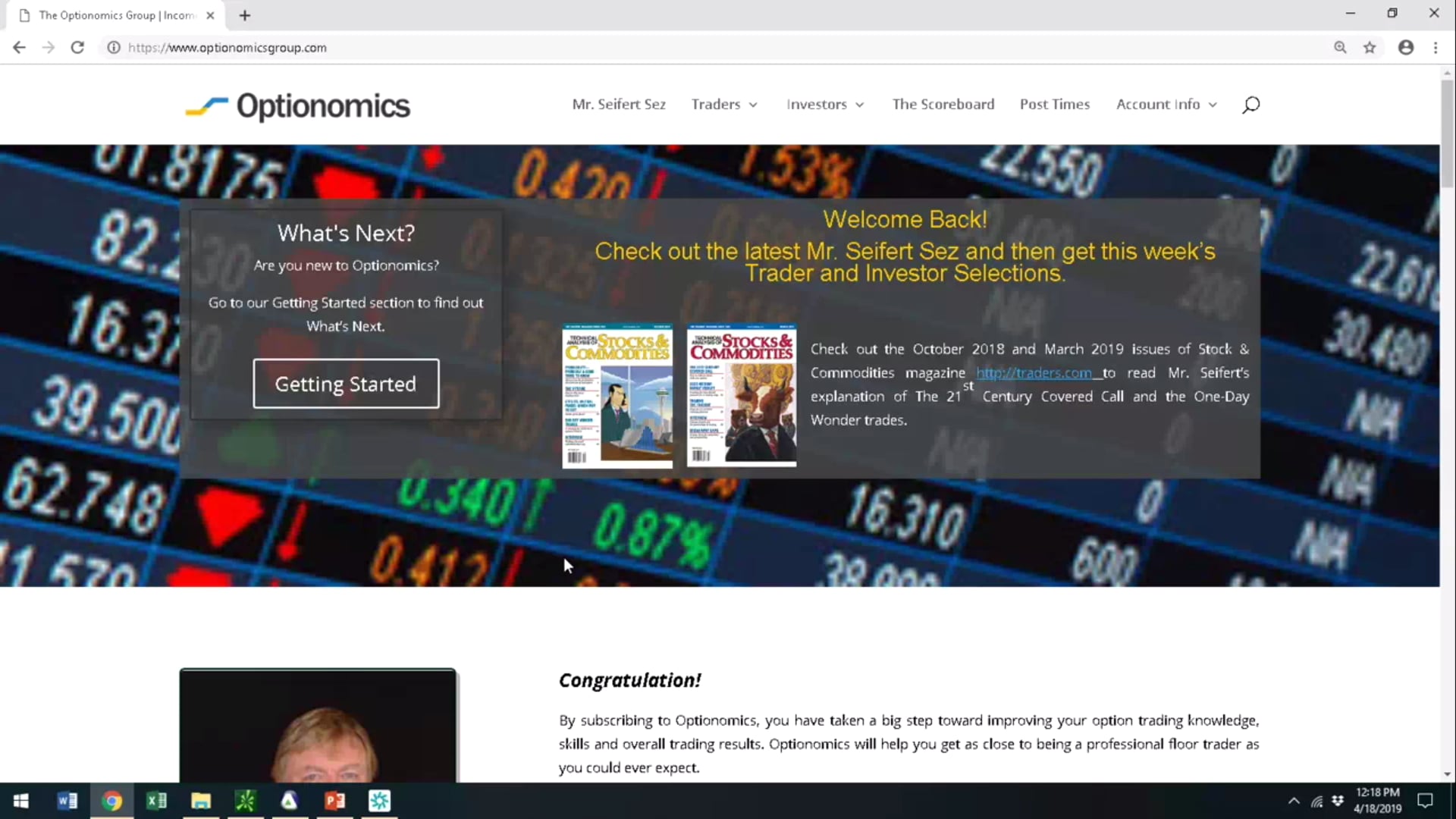 Optionomics Weekly 04-18-2019 on Vimeo