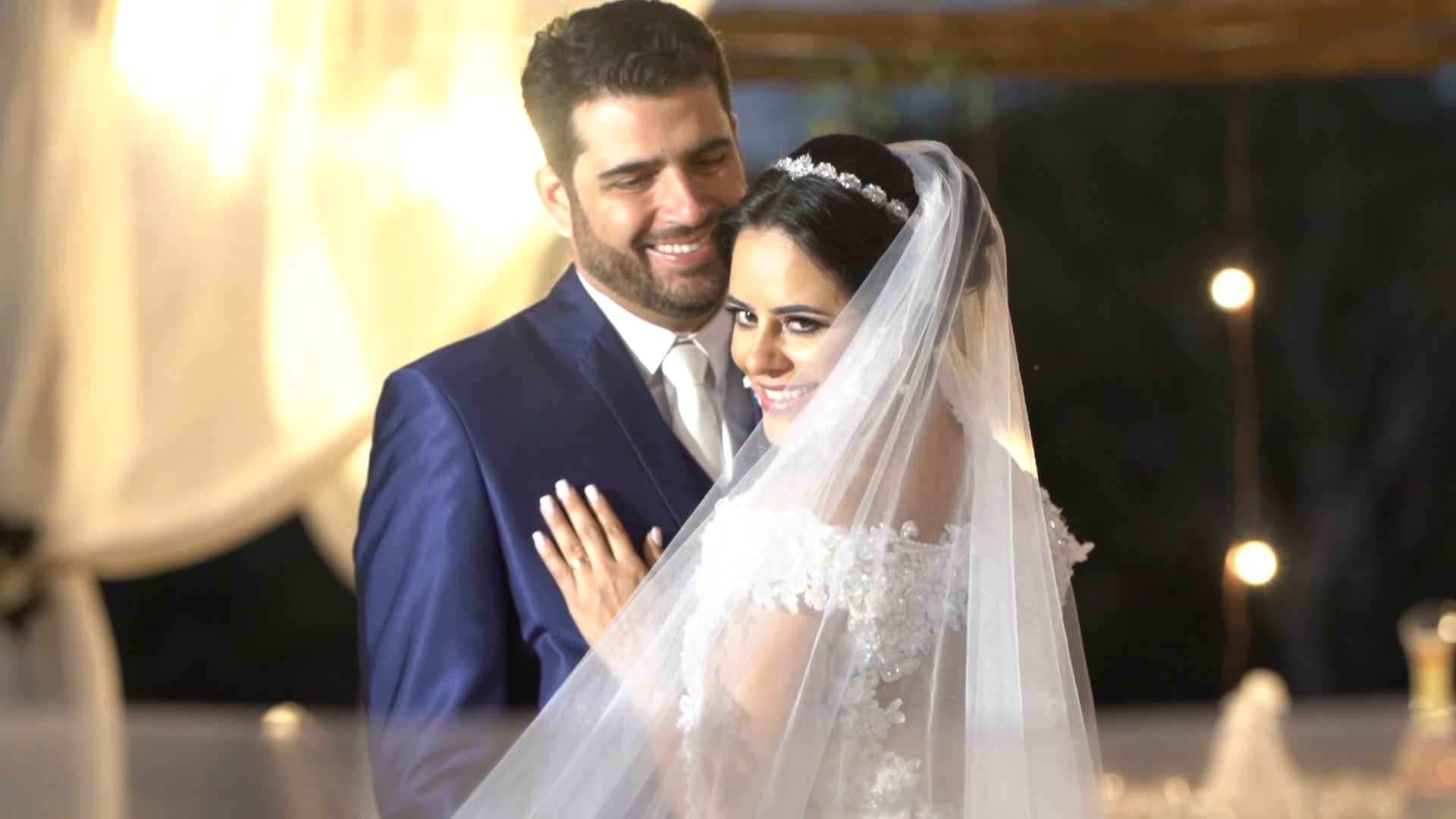 Walceana e Carlos - Casamento a céu aberto no por do sol 