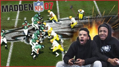 EPIC Game! Back Against The Wall And He Does THIS! - Madden 07 Gameplay